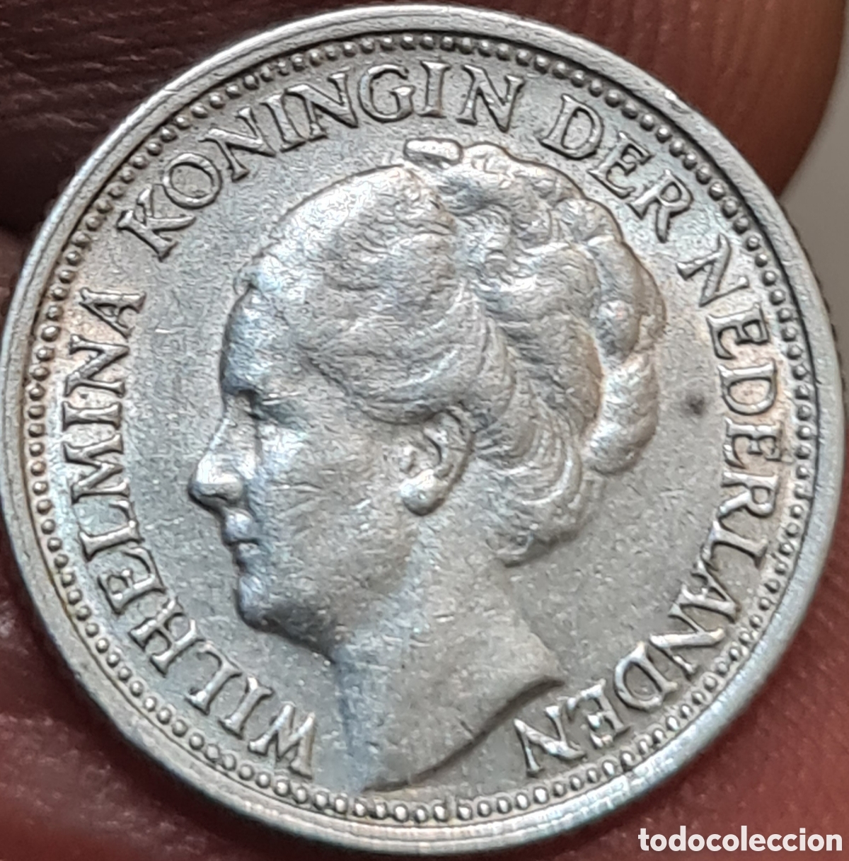 Monedas antiguas de Europa: Moneda Holanda,1.941, 10 Cent,Plata,MBC . - Foto 1