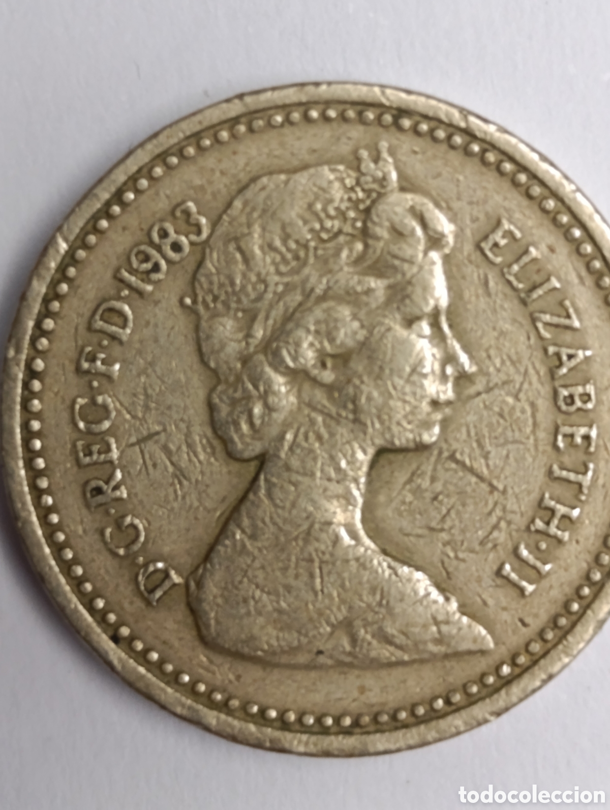Monedas antiguas de Europa: Moneda Elizabeth ll.a&ntilde;o 1983 - Foto 2