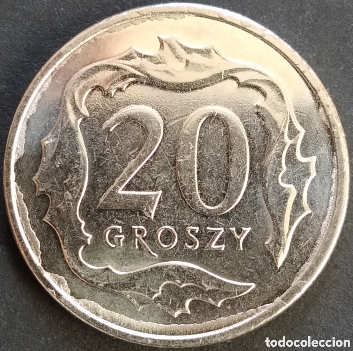 Monnaies anciennes de Europe: MONEDA - POLONIA 20 GROSZY 2024