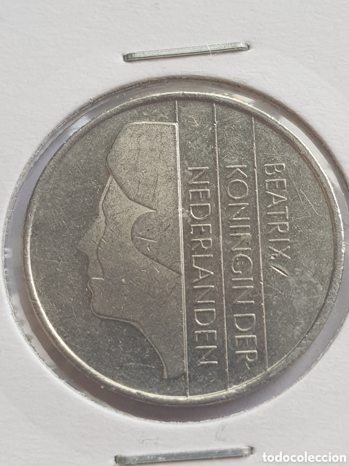 Monedas antiguas de Europa: 1 Gulden 1982 Holanda - Foto 3
