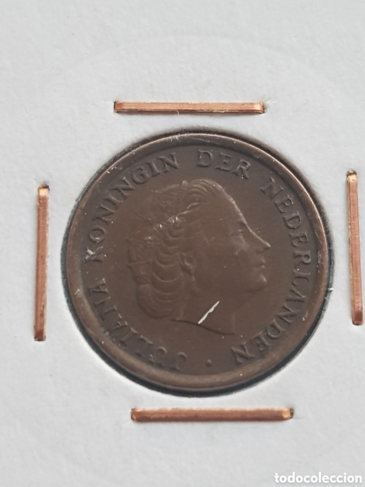 Monedas antiguas de Europa: 1 Cent 1969 Holanda Cent Centimo de Gulden - Foto 2