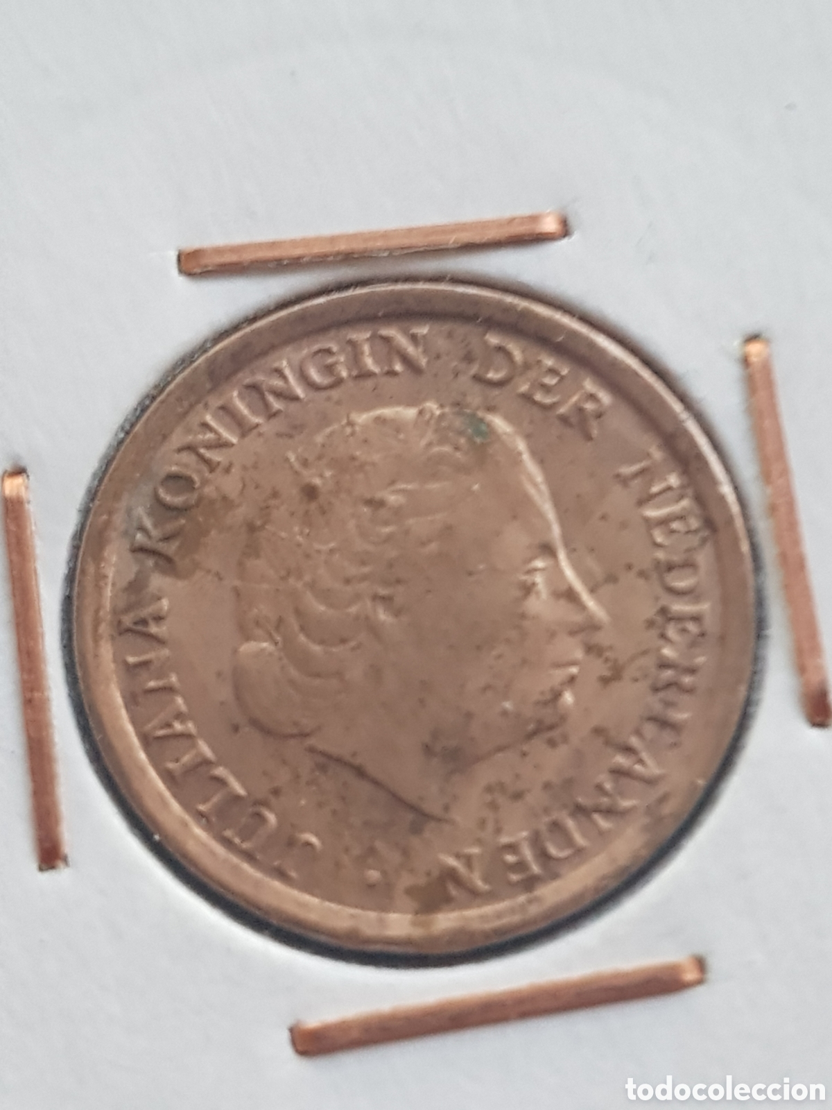 Monedas antiguas de Europa: 1 Cent 1970 Holanda Cent Centimo de Gulden - Foto 2