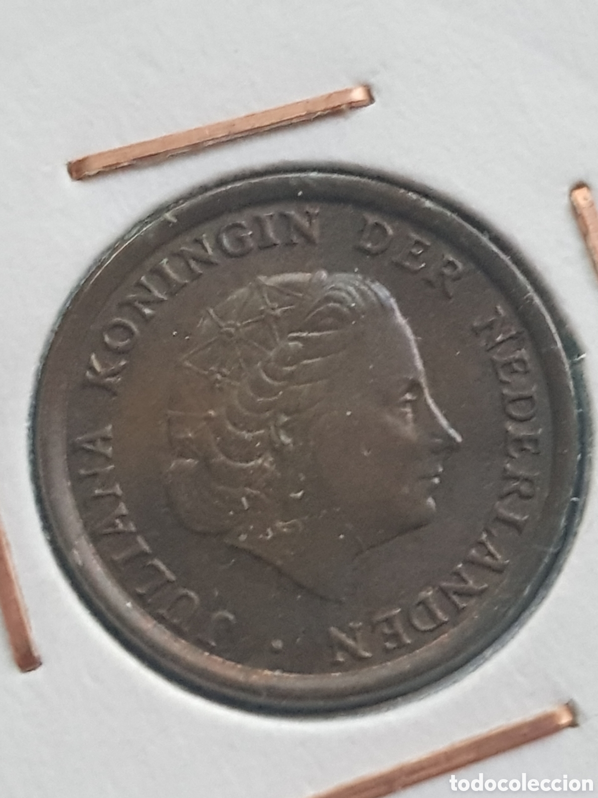 Monedas antiguas de Europa: 1 Cent 1971 Holanda Cent Centimo de Gulden - Foto 2