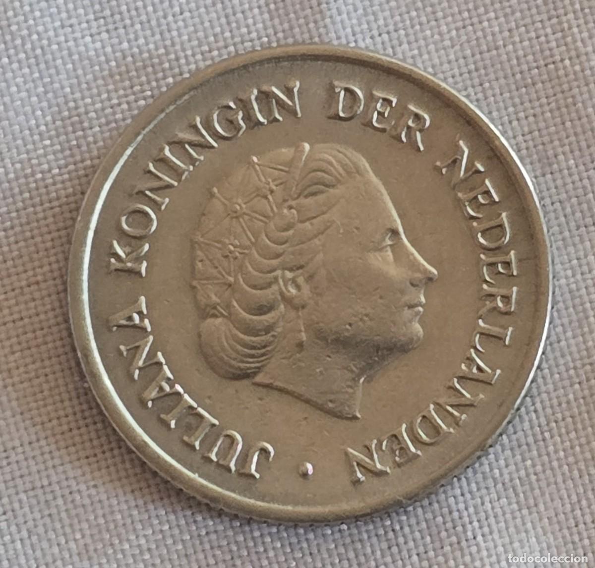 Monedas antiguas de Europa: MONEDA DE HOLANDA 1954 - 25 CENT #32219 - Foto 1