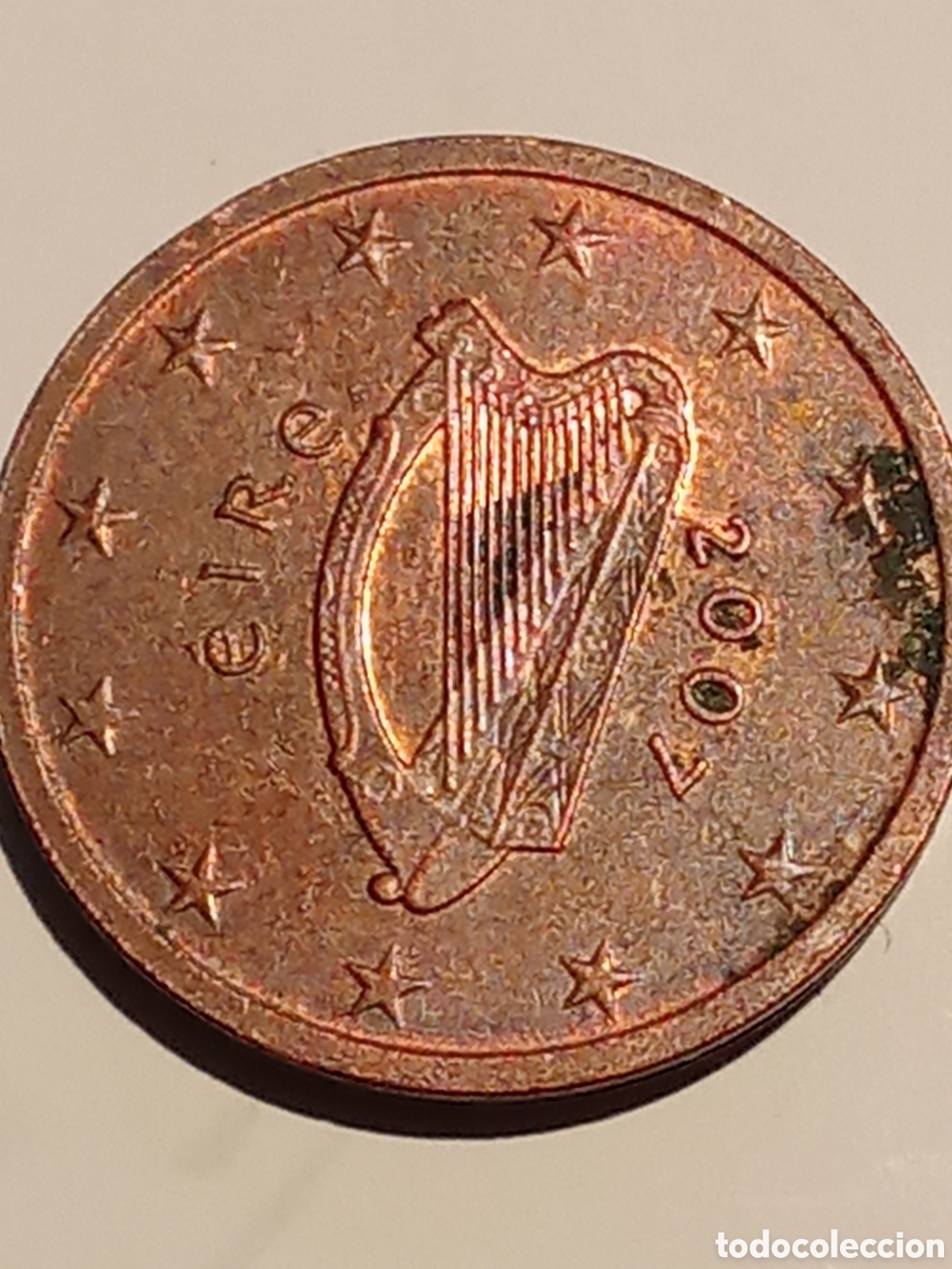 Monedas antiguas de Europa: moneda de 2 cent de euro IRLANDA 2007 - Foto 1