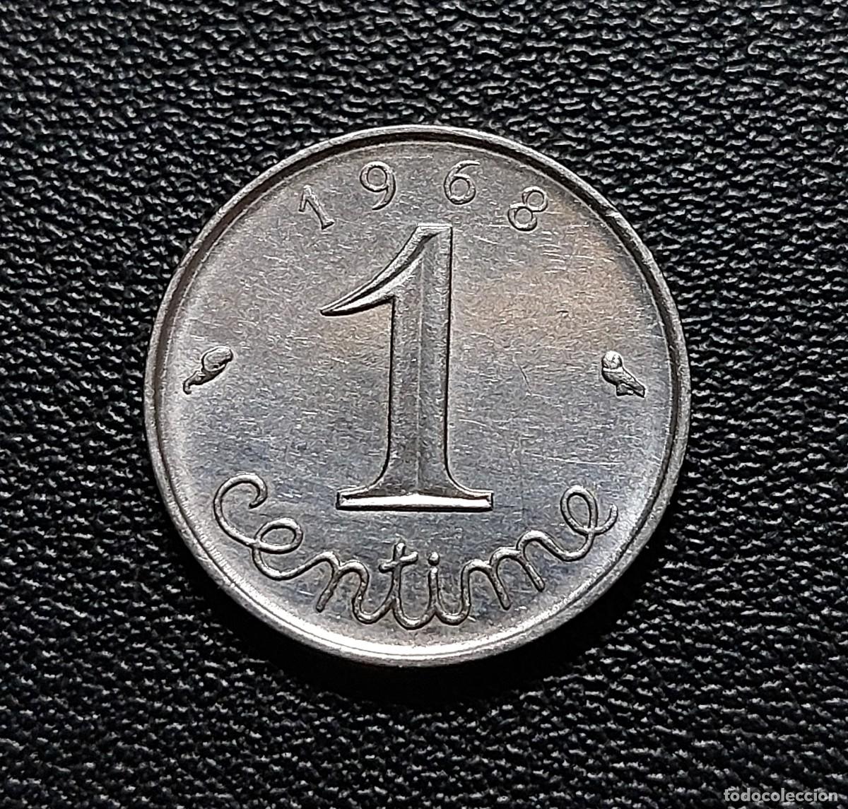 Monedas antiguas de Europa: Francia 1 C&eacute;ntimo Epi 1968 (EBC+) - Foto 1