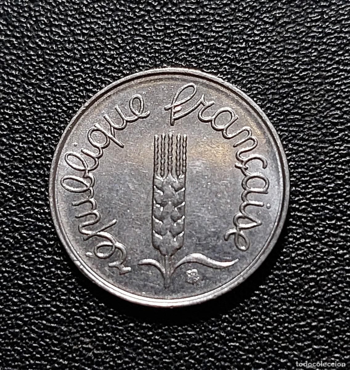 Monedas antiguas de Europa: Francia 1 C&eacute;ntimo Epi 1968 (EBC+) - Foto 2