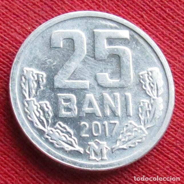 Monete antiche di Europa: Moldavia Moldova 25 bani 2017 KM# 3 Lt 1468