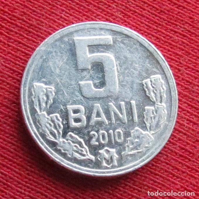 Moedas antigas da Europa: Moldavia Moldova 5 bani 2010 KM# 2 Lt 1565