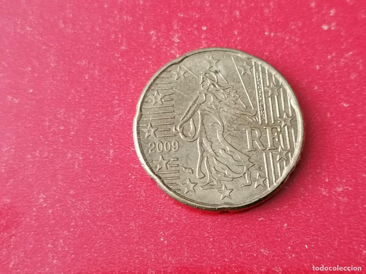 Monedas antiguas de Europa: Moneda, Francia, 20 cent , 2009, MBC+ - Foto 1