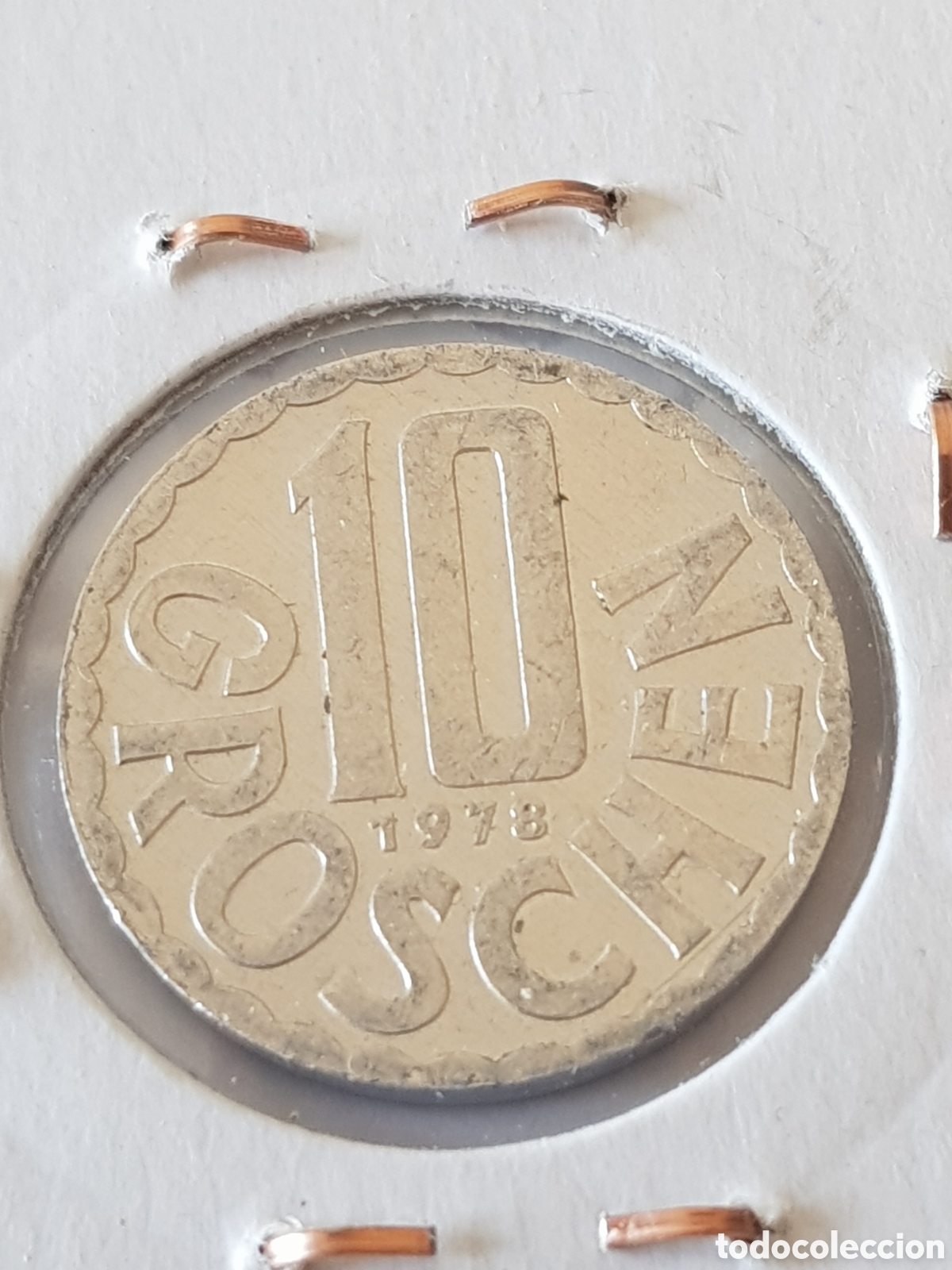 Monedas antiguas de Europa: 10 Groschen 1978 Austria - Foto 2