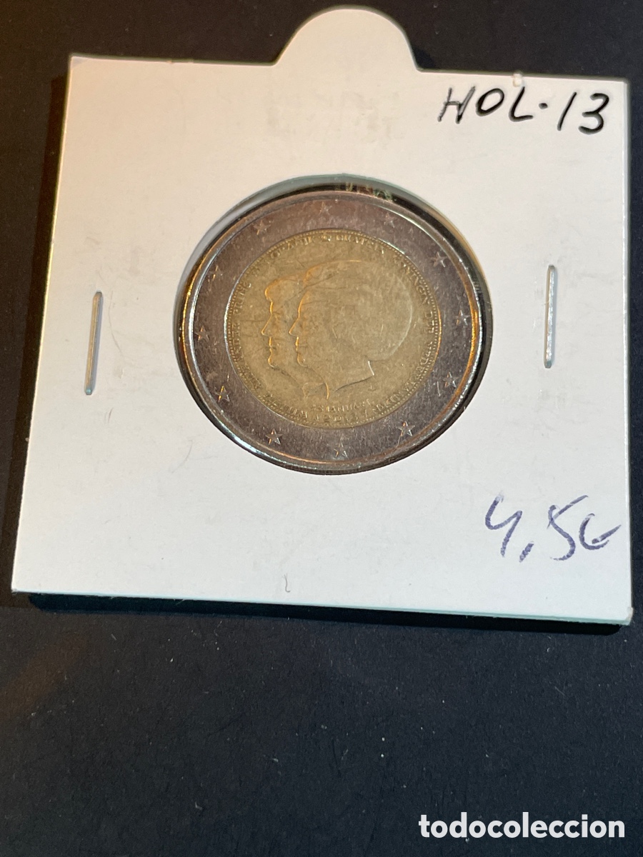 Monedas antiguas de Europa: Moneda 2&euro; Holanda a&ntilde;o 2013 - Foto 1