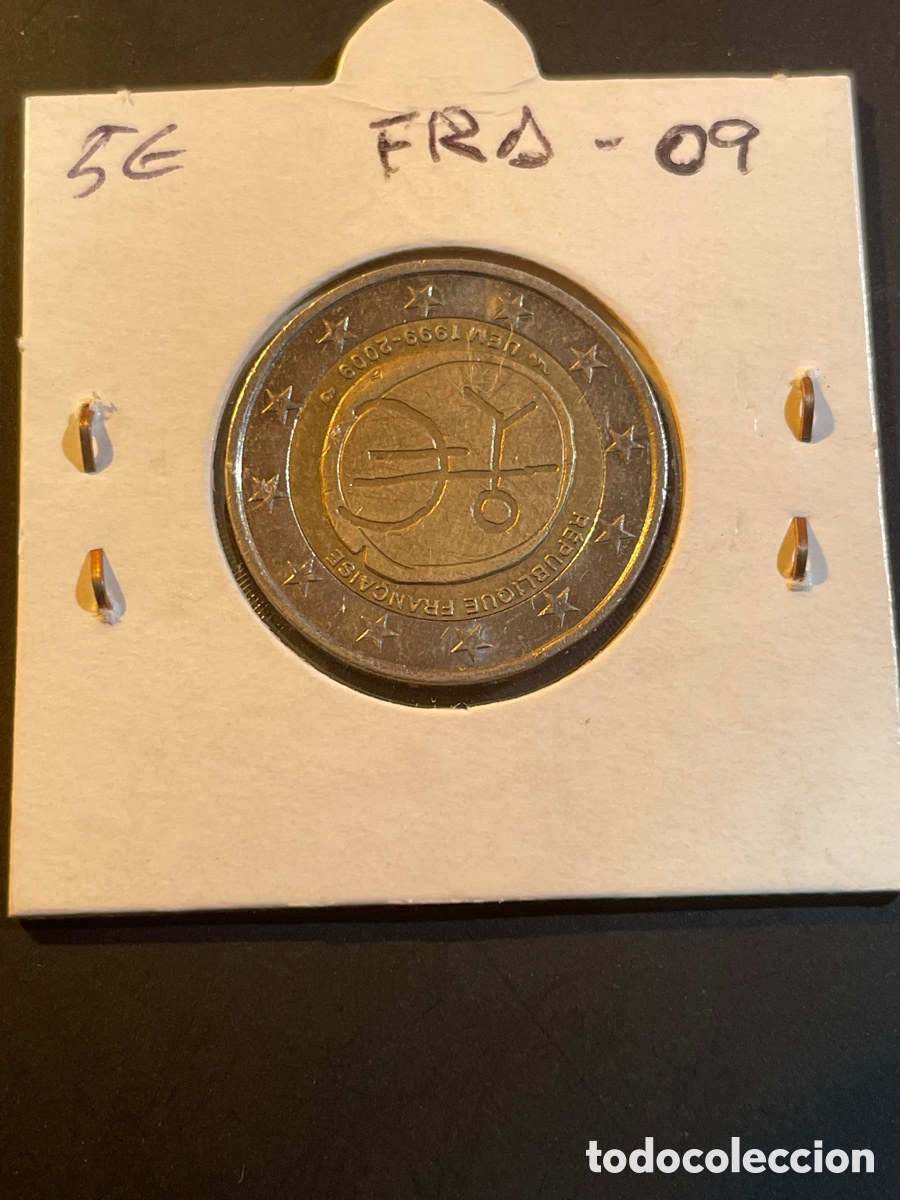 Monedas antiguas de Europa: Moneda Francia 2&euro; a&ntilde;o 2009 - Foto 1