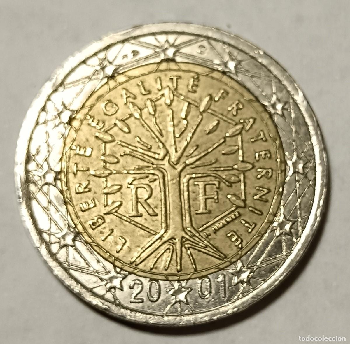 Monedas antiguas de Europa: Francia-2 euros-2001-447