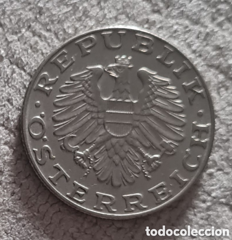 Monedas antiguas de Europa: AUSTRIA 10 CHELINES 1981 - Foto 2