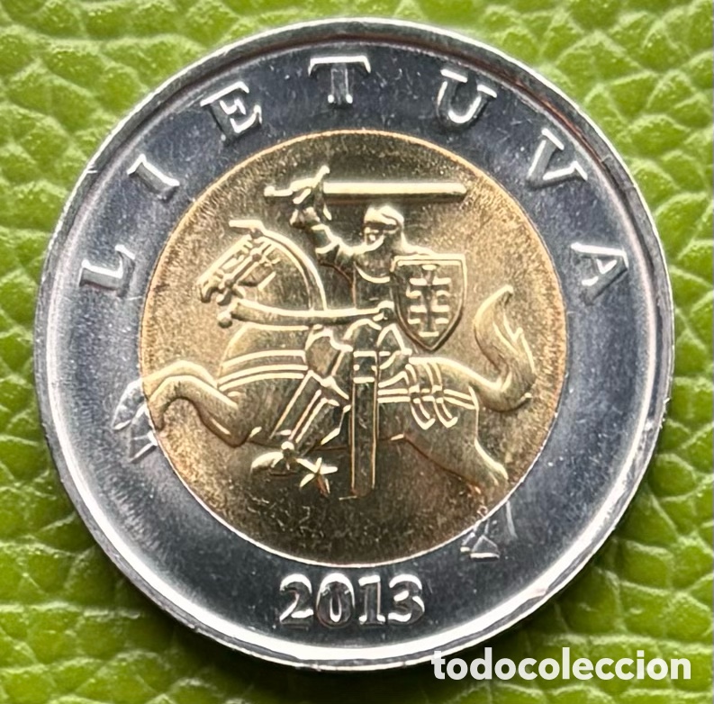 Monedas antiguas de Europa: LITUANIA. 5 LITAI. 2013. - Foto 1