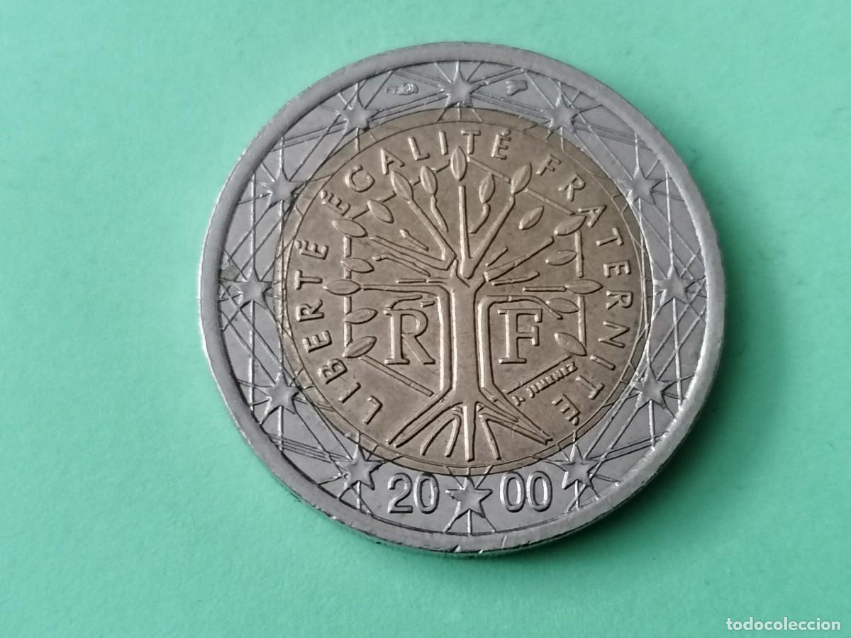 Monedas antiguas de Europa: Moneda, Francia, 2 &euro; , 2000, MBC+ - Foto 1