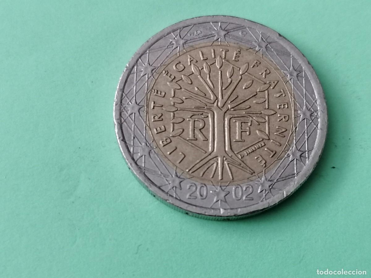 Monedas antiguas de Europa: Moneda, Francia, 2 &euro; , 2002, MBC - Foto 1