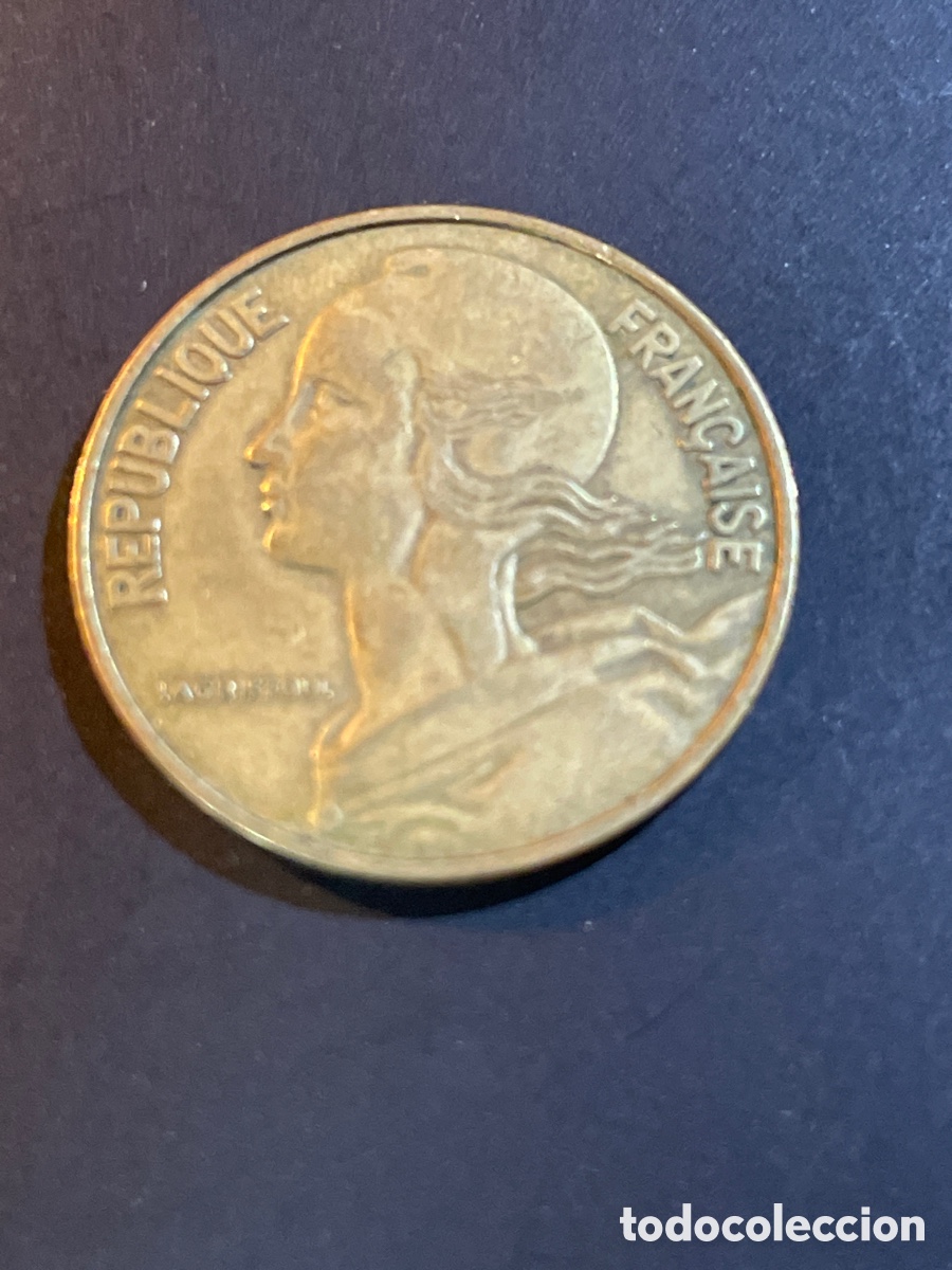 Monedas antiguas de Europa: Moneda Francia 20 c&eacute;ntimos - Foto 1