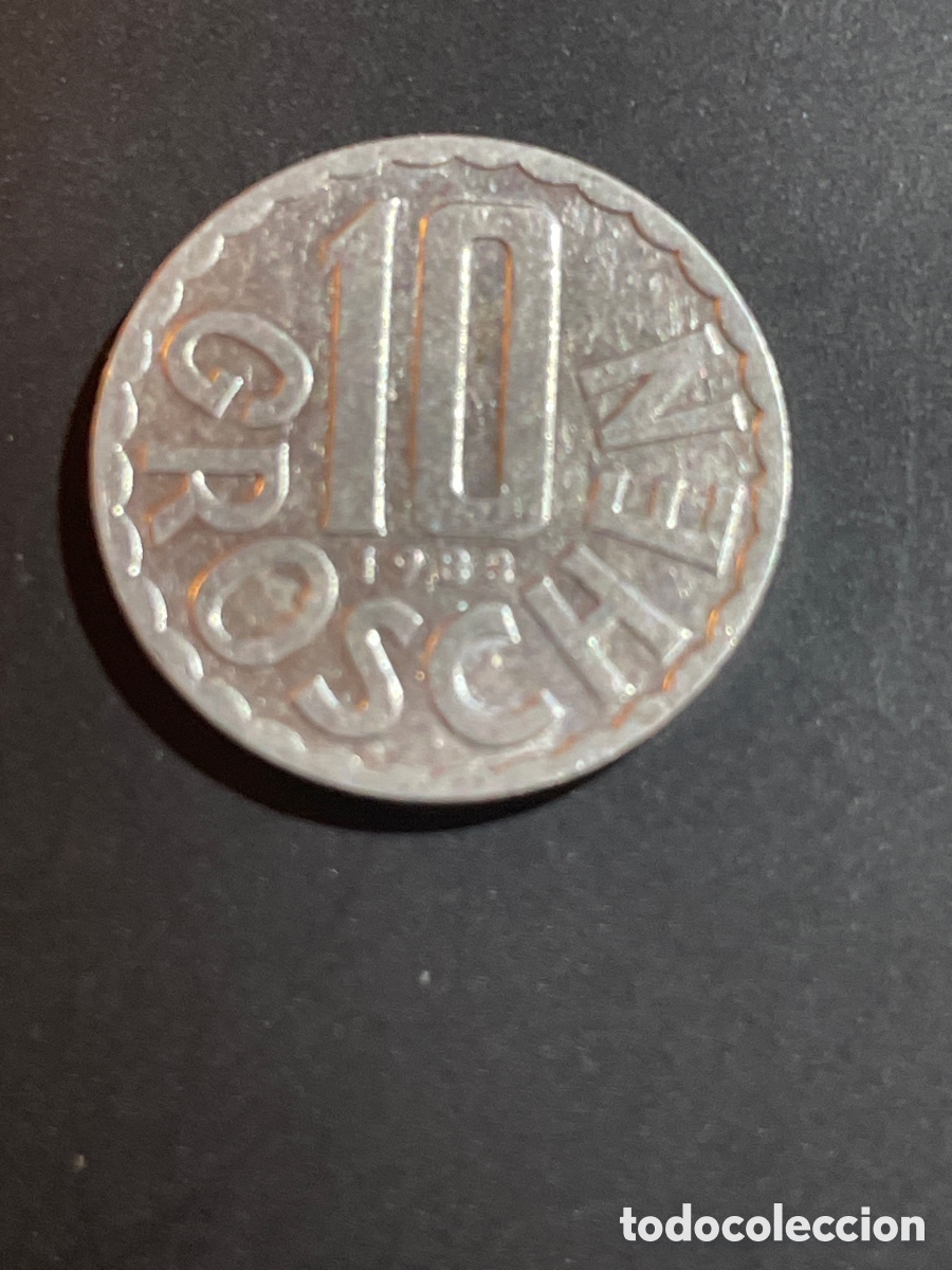 Monedas antiguas de Europa: Austria 10 grochen a&ntilde;o 1983 - Foto 1
