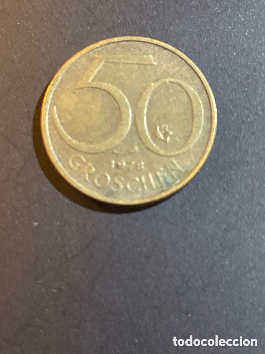 Monedas antiguas de Europa: Austria 50 grochen a&ntilde;o 1978 - Foto 2