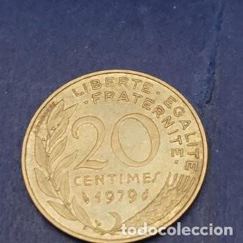 Monedas antiguas de Europa: Moneda 20 c&eacute;ntimos 1979 Francia - Foto 2