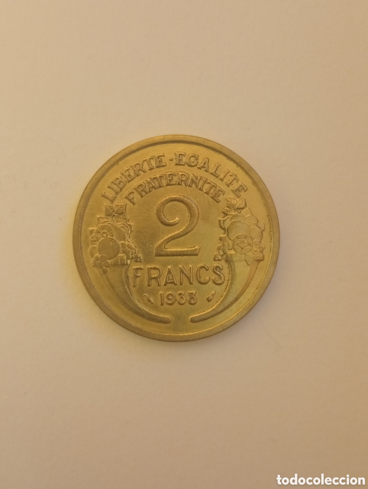 Monedas antiguas de Europa: FRANCIA 2 FRANCOS 1938 - Foto 2