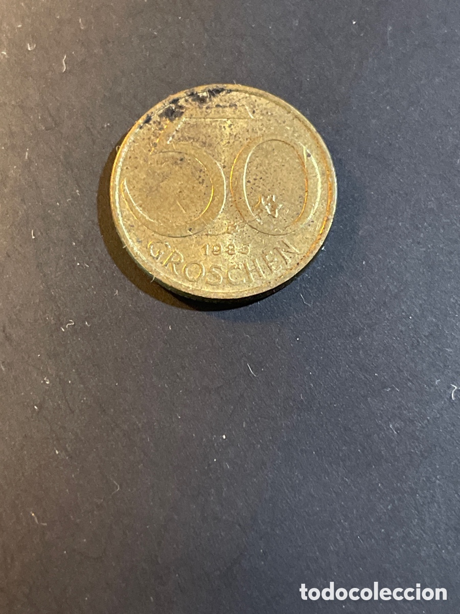 Monedas antiguas de Europa: Austria 50 grochen 1985 - Foto 2