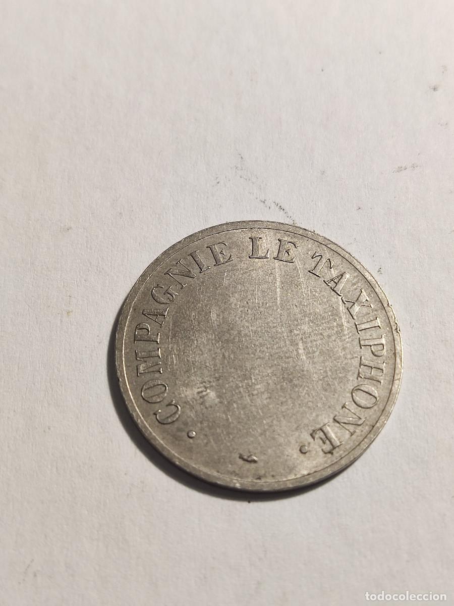 Monedas antiguas de Europa: Ficha Compagnie Le Taxiphone - Foto 1