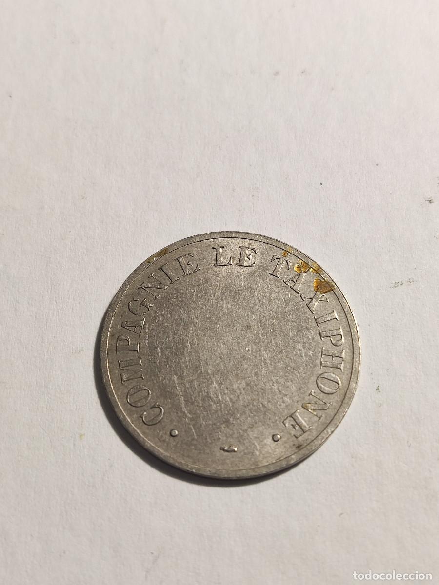 Monedas antiguas de Europa: Ficha Compagnie Le Taxiphone - Foto 2