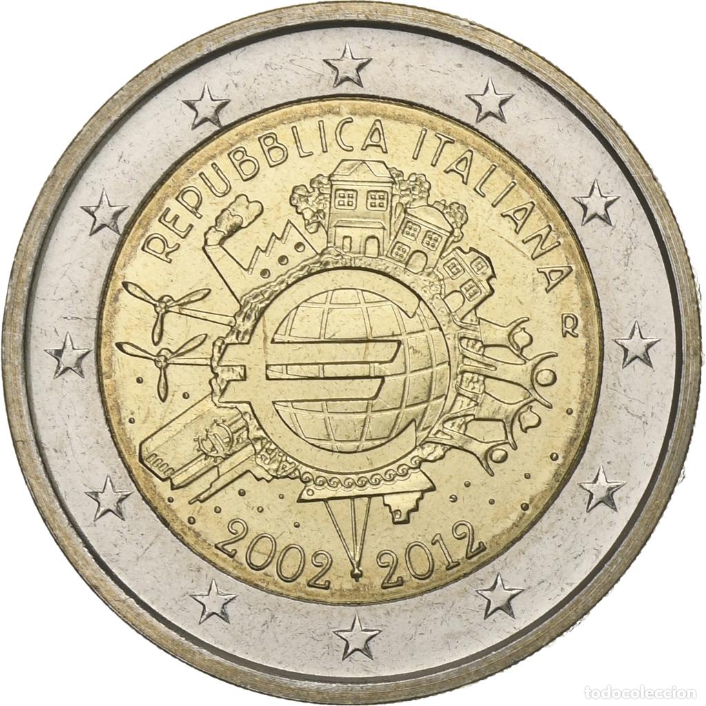 Monete antiche di Europa: [#1251881] Italia, 2 Euro, Eurocoinage, 10th Anniversary, 2012, SC, Bimet&aacute;lico, KM:350