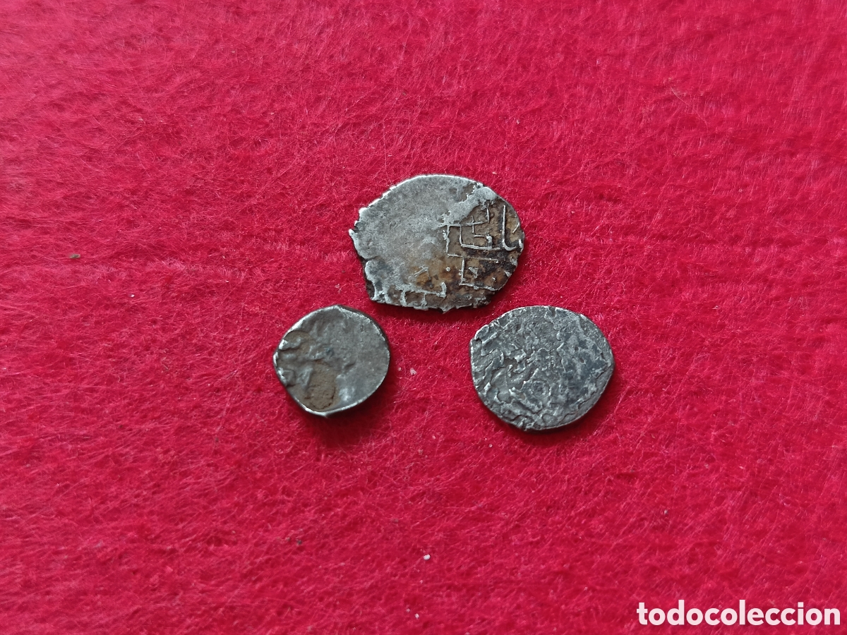 Monedas antiguas de Europa: Lote 3 monedas de Plata. A identificar - Foto 2