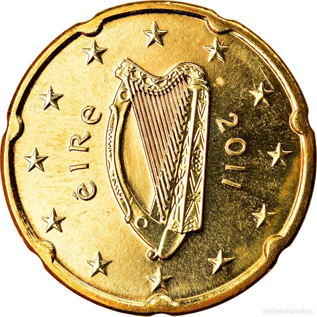 Monedas antiguas de Europa: [#792697] REP&Uacute;BLICA DE IRLANDA, 20 Euro Cent, 2011, BU, FDC, Lat&oacute;n, KM:48