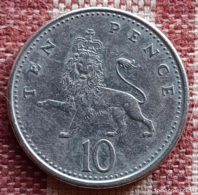 Monedas antiguas de Europa: Moneda de 10 peniques de 1992 - Inglaterra - Foto 2