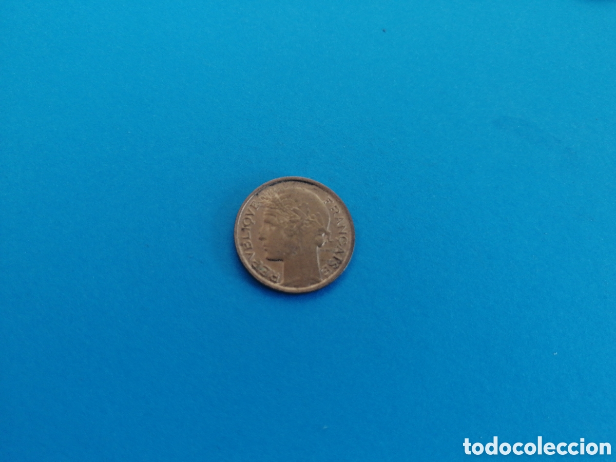 Monedas antiguas de Europa: 50 centimes de Francia 1939 - Foto 1