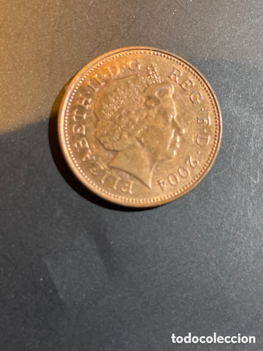Monedas antiguas de Europa: Moneda 2 pence a&ntilde;o 2004 UK - Foto 1