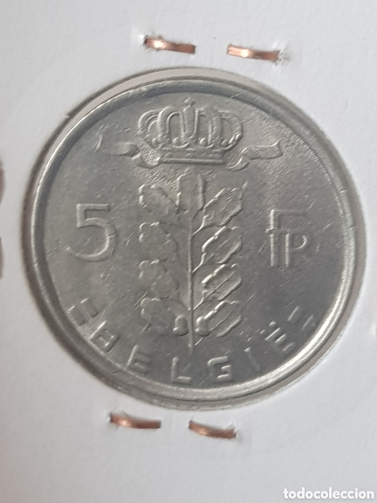 Old Coins of Europe: 5 Francos Belgica 1975 Francs Belgie