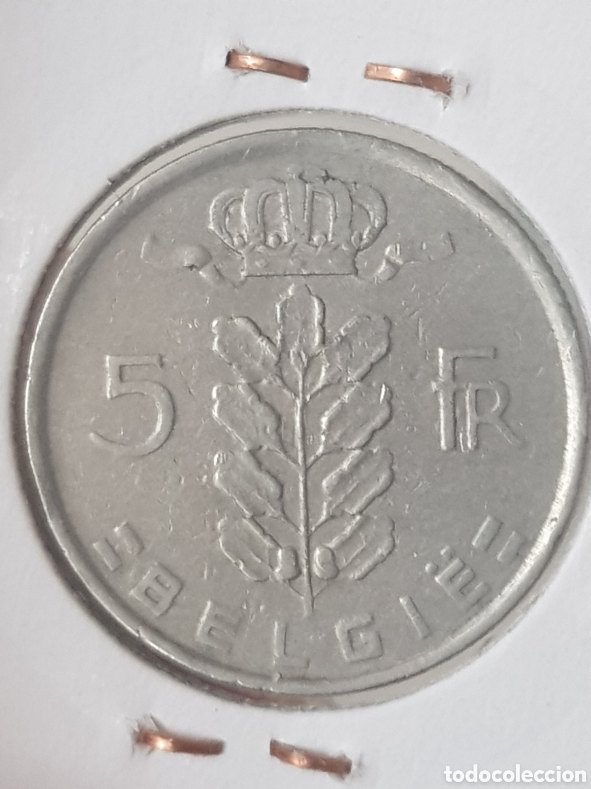 Monete antiche di Europa: 5 Francos Belgica 1949 Francs Belgie