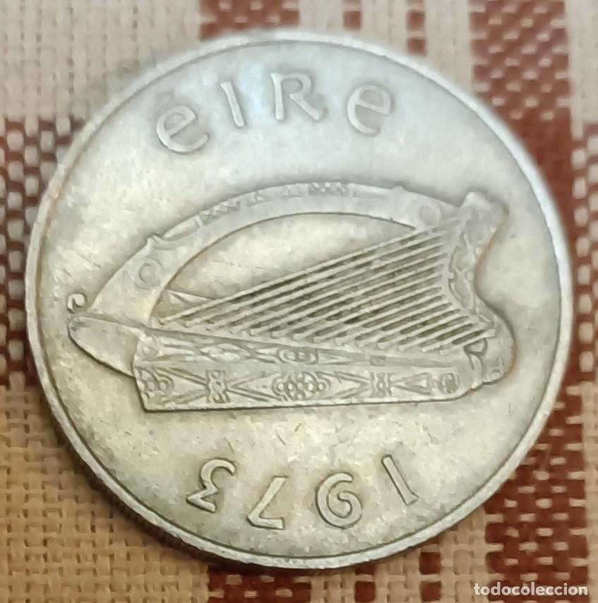 Monedas antiguas de Europa: Moneda 10 P Eire 1973 - Foto 1