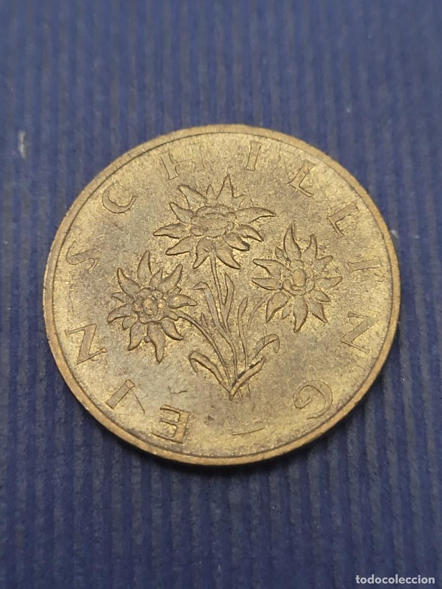 Monedas antiguas de Europa: Moneda 1 chel&iacute;n 1990 Austria - Foto 1