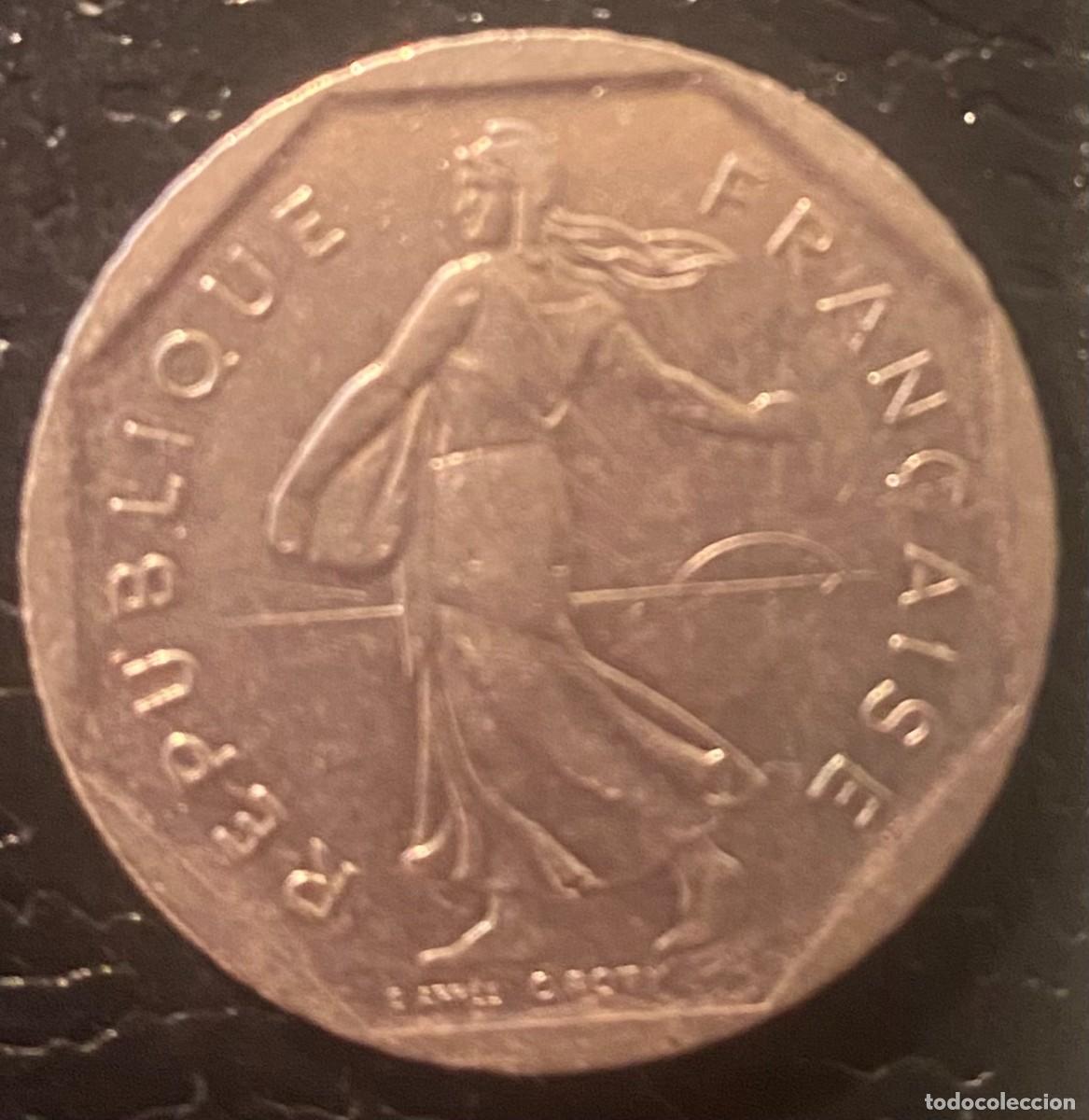 Monedas antiguas de Europa: Francia 2 francos 1979 - Foto 1