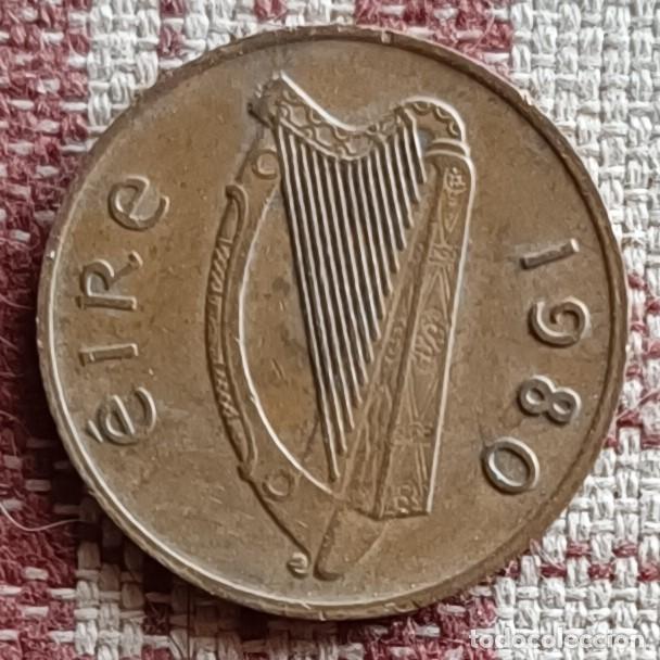 Monedas antiguas de Europa: Moneda de 1 P de 1980 - Eire - Foto 2