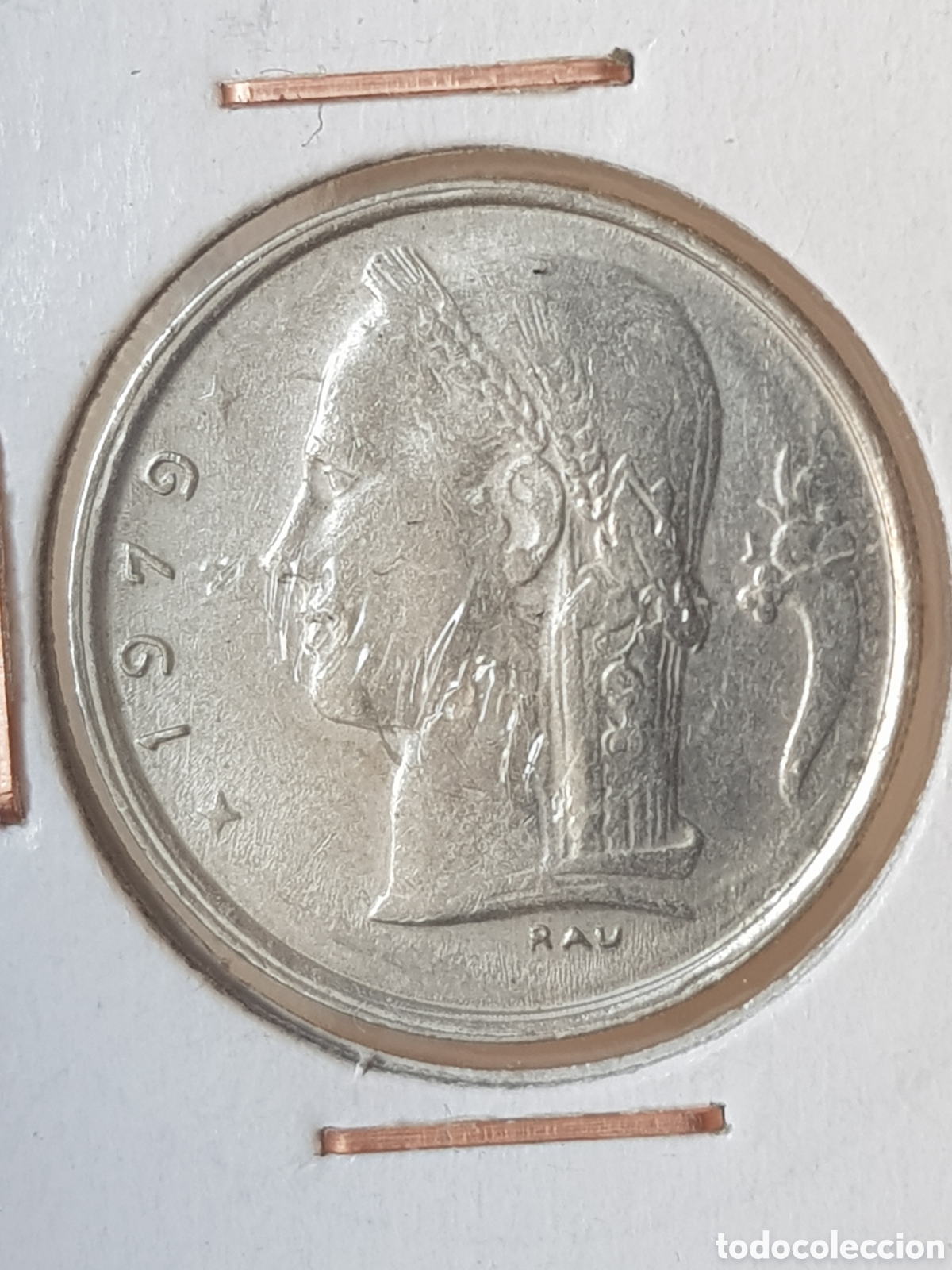 Moedas antigas da Europa: 1 Franco 1979 Belgica Francs Belgique
