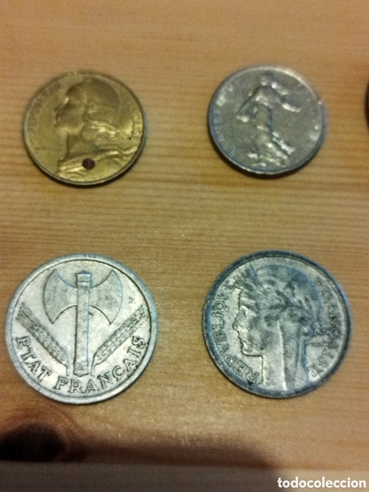 Monedas antiguas de Europa: Lote de 6 monedas de Francia - Foto 2