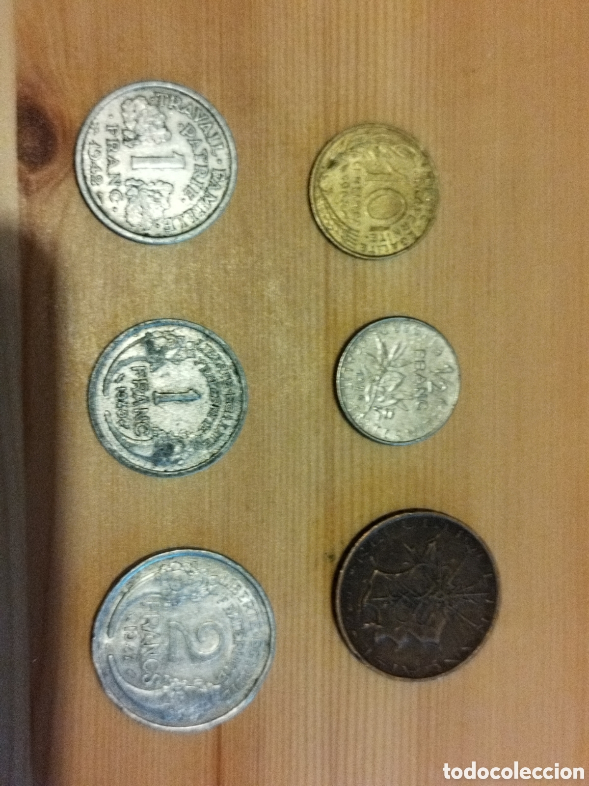 Monedas antiguas de Europa: Lote de 6 monedas de Francia - Foto 4