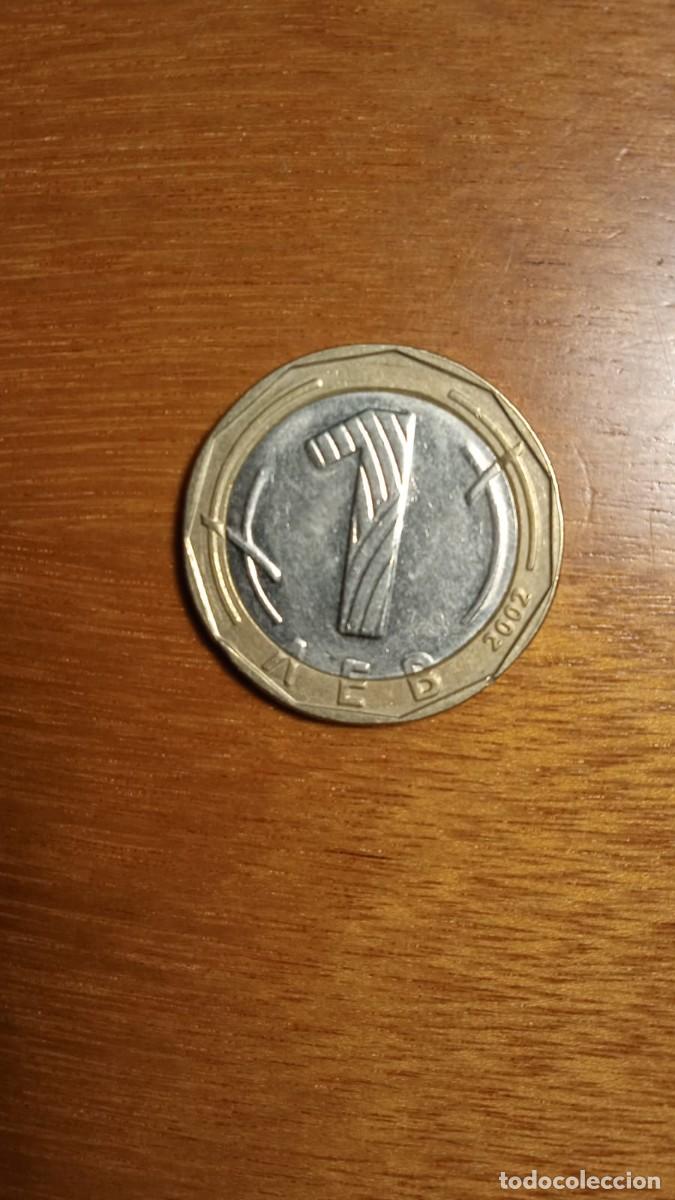 Monedas antiguas de Europa: Moneda de un lev (Bulgaria). A&ntilde;o 2002. - Foto 1