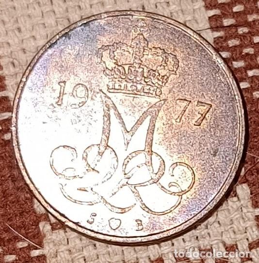 Monedas antiguas de Europa: Moneda de 5 &Oslash;re de 1977 - Dinamarca - Foto 2