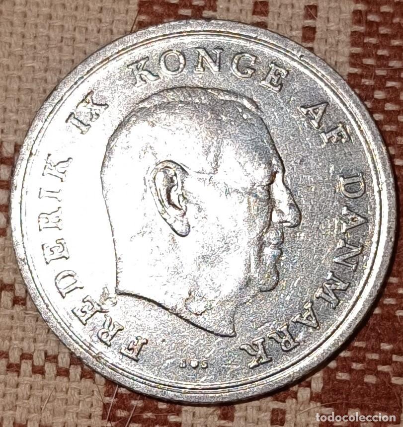 Monedas antiguas de Europa: Moneda de 1 krone de 1972 - Dinamarca - Foto 2