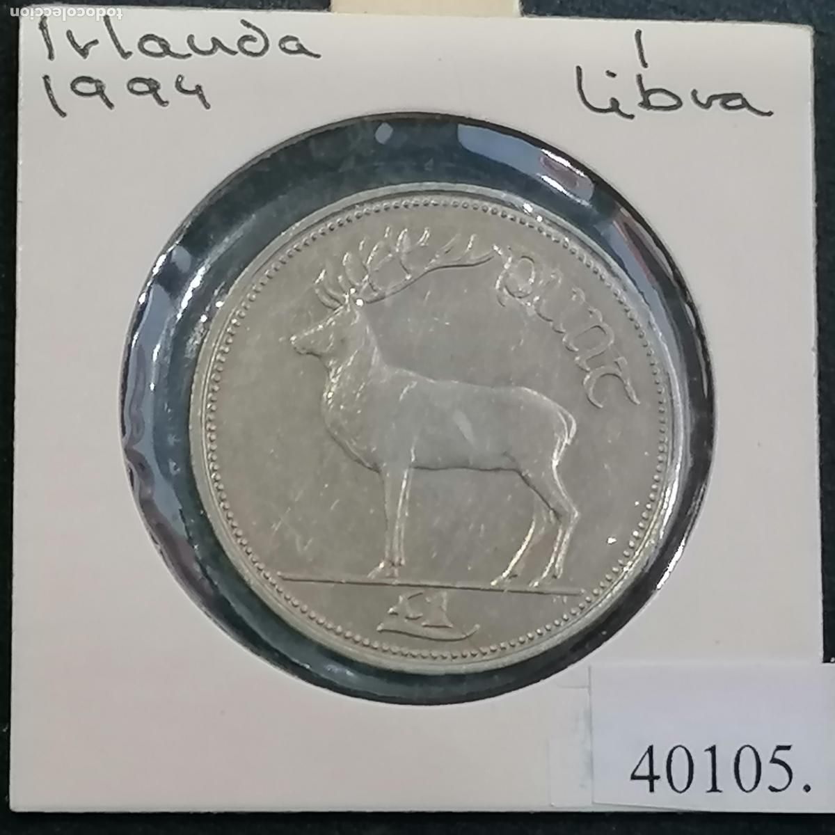 Monedas antiguas de Europa: Irlanda 1 libra 1994 - Foto 1