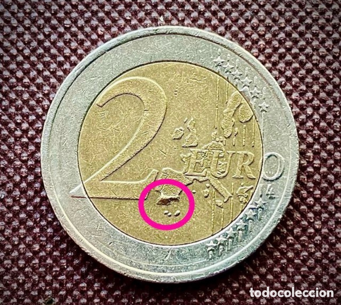 Monedas antiguas de Europa: Moneda 2&euro; Austria 2002 Error Exceso de metal - Foto 2